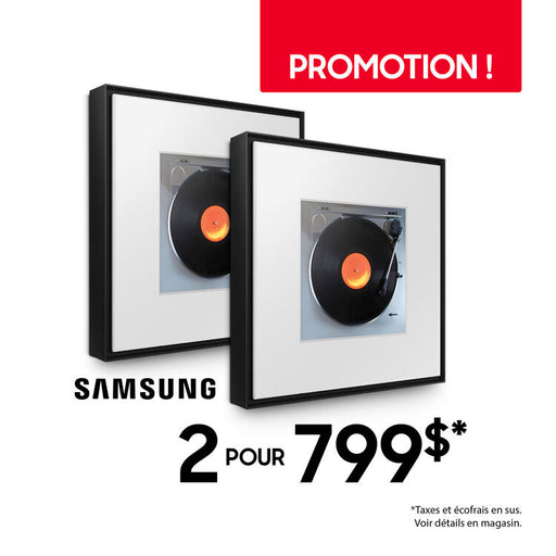 Samsung HW-LS60D | Music Frame Speaker - Wireless - Customizable - Black-SONXPLUS Joliette