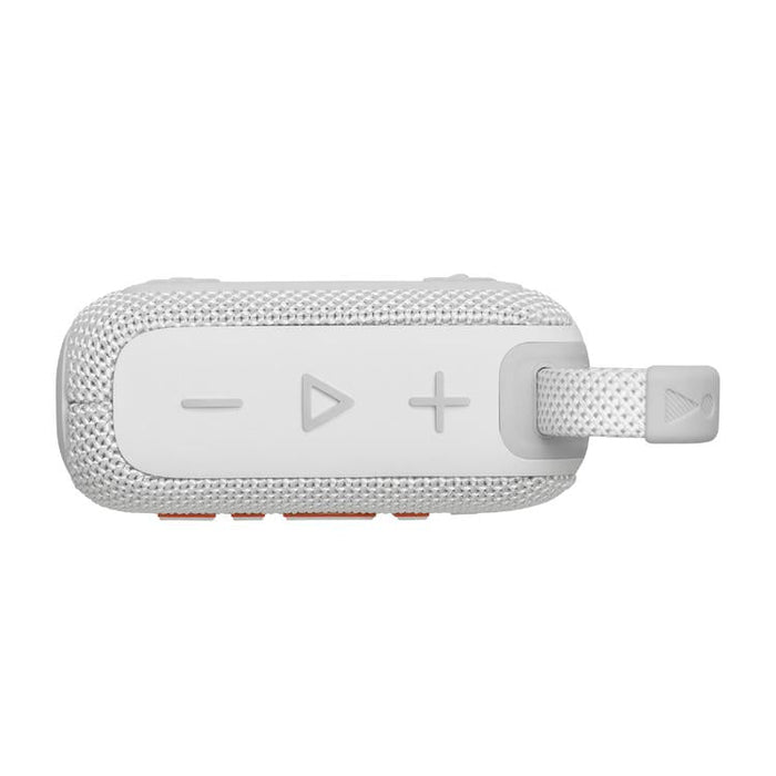 JBL GO 4 | Mini haut-parleur portable - Bluetooth - IP67 - Blanc-Sonxplus Joliette