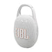 JBL Clip 5 | Haut-parleur à mousqueton portable - Bluetooth - IP67 - Blanc-Sonxplus Joliette