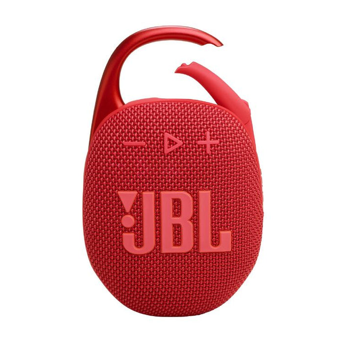 JBL Clip 5 | Haut-parleur à mousqueton portable - Bluetooth - IP67 - Rouge-Sonxplus Joliette