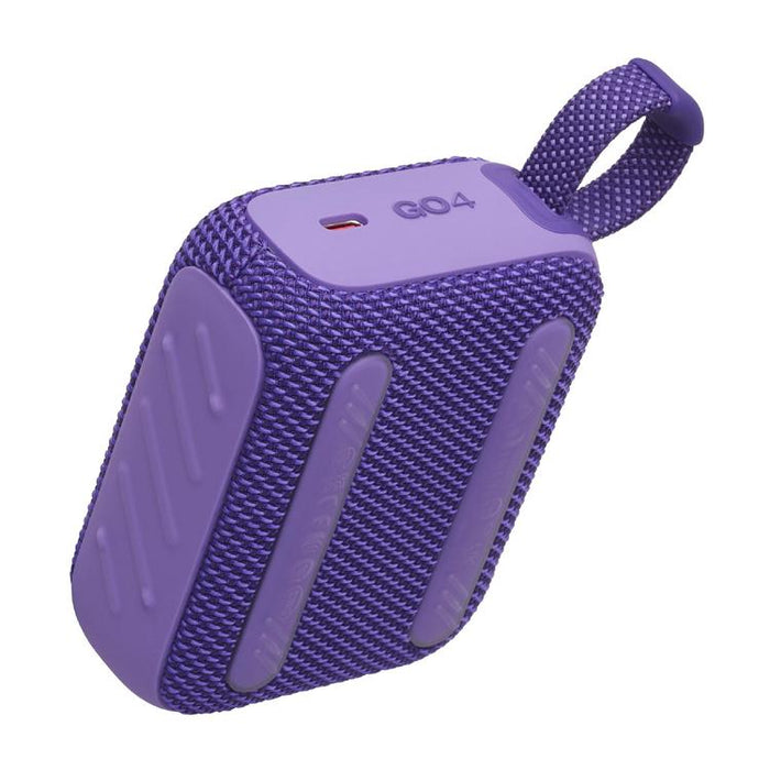 JBL GO 4 | Mini haut-parleur portable - Bluetooth - IP67 - Mauve-Sonxplus Joliette