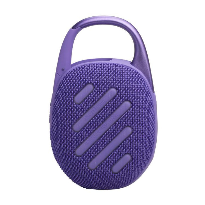 JBL Clip 5 | Haut-parleur à mousqueton portable - Bluetooth - IP67 - Mauve-Sonxplus Joliette