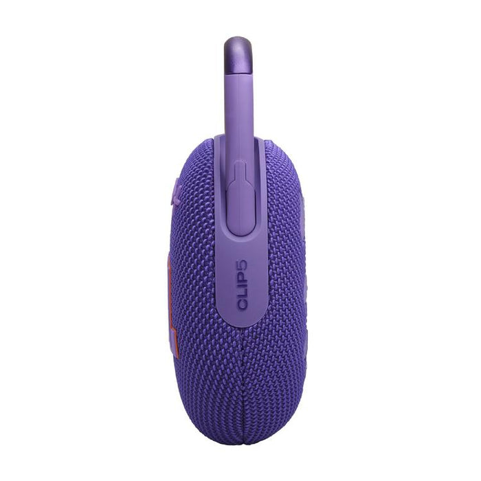 JBL Clip 5 | Haut-parleur à mousqueton portable - Bluetooth - IP67 - Mauve-Sonxplus Joliette