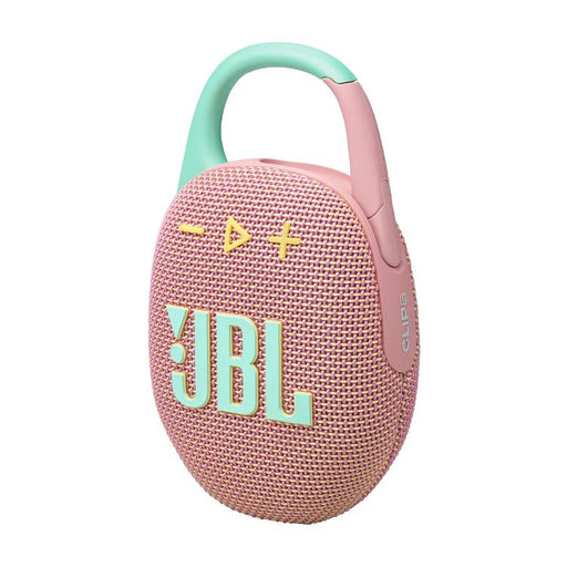 JBL Clip 5 | Haut-parleur à mousqueton portable - Bluetooth - IP67 - Rose-Sonxplus Joliette