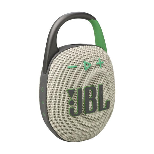 JBL Clip 5 | Haut-parleur à mousqueton portable - Bluetooth - IP67 - Sable-Sonxplus Joliette