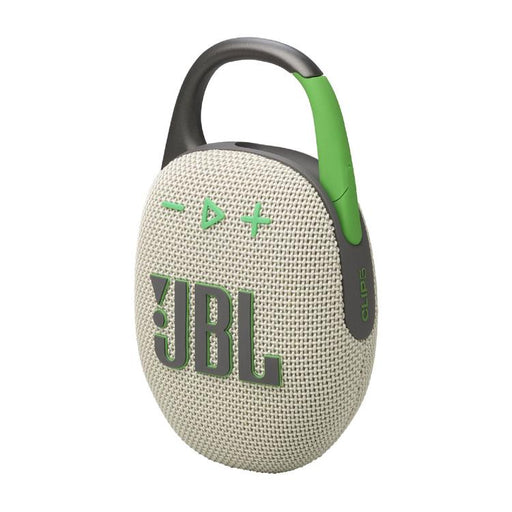 JBL Clip 5 | Haut-parleur à mousqueton portable - Bluetooth - IP67 - Sable-Sonxplus Joliette