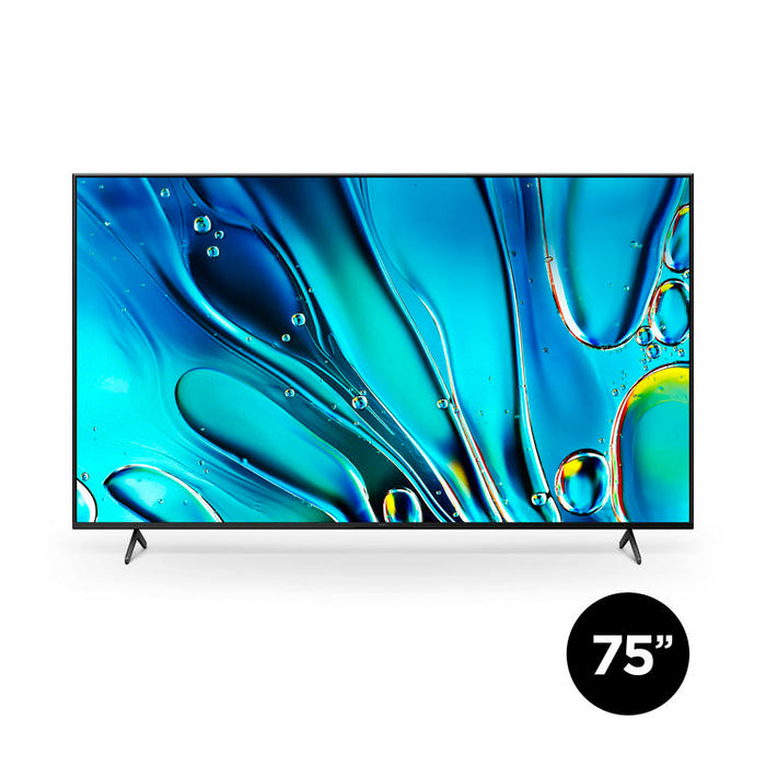 Sony BRAVIA3 K-75S30 | Téléviseur 75" - LCD - DEL - Série S30 - 4K Ultra HD - HDR - Google TV-SONXPLUS Joliette