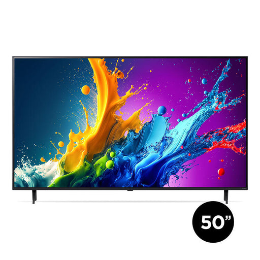 LG 50QNED80TUC | Téléviseur 50" QNED 4K - UHD 4K - Série QNED80 - 60Hz - Processeur IA a5 4K Gen7 - Noir-SONXPLUS Joliette