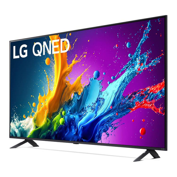 LG 55QNED80TUC | Téléviseur 55" QNED 4K - UHD 4K - Série QNED80 - 60Hz - Processeur IA a5 4K Gen7 - Noir-SONXPLUS.com