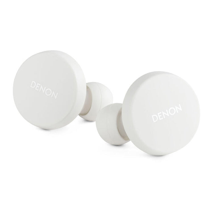 Denon PERL | In-Ear Headphones - Wireless - Bluetooth - Masimo Adaptive Acoustic Technology - White-SONXPLUS Joliette