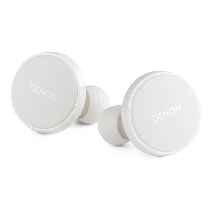 Denon PERL PRO | In-Ear Headphones - Wireless - Bluetooth - Masimo Adaptive Acoustic Technology - White-SONXPLUS Joliette