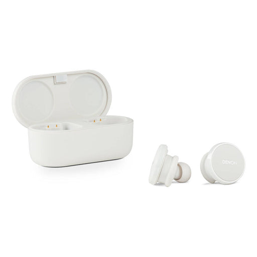 Denon PERL PRO | In-Ear Headphones - Wireless - Bluetooth - Masimo Adaptive Acoustic Technology - White-SONXPLUS Joliette