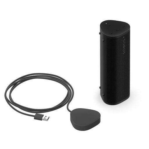 Sonos | Roam Charging Set - 1 Roam 2 Portable Speaker - 1 Roam Charger - Black-SONXPLUS Joliette