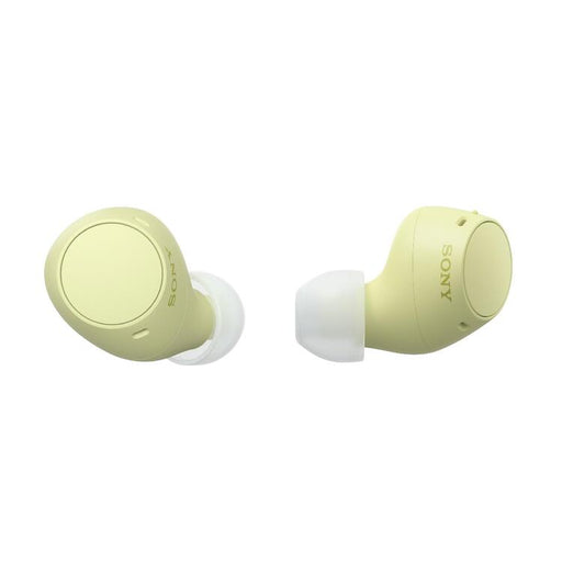 Sony WF-C510 | Écouteurs intra-auriculaires - 100% Sans fil - Bluetooth - Microphone - Jusqu'à 22 heures d'autonomie - IPX4 - Jaune-SONXPLUS Joliette