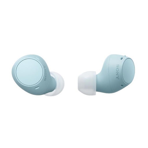 Sony WF-C510 | Écouteurs intra-auriculaires - 100% Sans fil - Bluetooth - Microphone - Jusqu'à 22 heures d'autonomie - IPX4 - Bleu Pâle-SONXPLUS Joliette