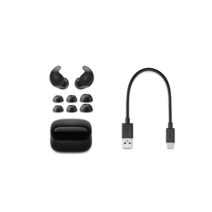 Sony LinkBuds Fit | Écouteurs intra-auriculaires - 100% Sans fil - Bluetooth - Microphone - Suppression active du bruit - Noir-SONXPLUS Joliette