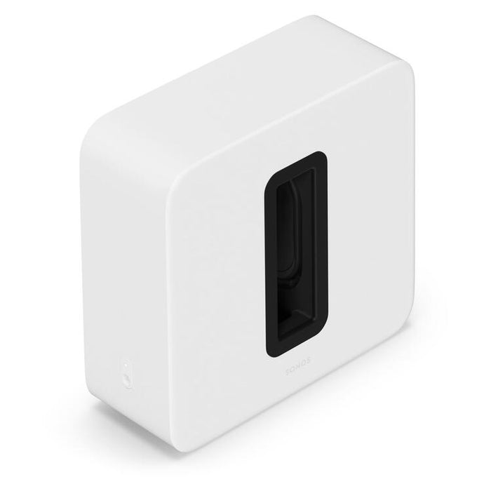 Sonos Sub Gen 4 | Subwoofer - Wireless - Wi-Fi - White-SONXPLUS Joliette