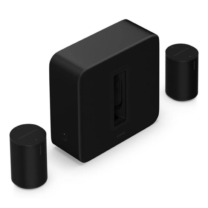 Sonos | High-End Home Theater Complementary Package - Sub 4 + 2 Era 100 - Black-SONXPLUS Joliette