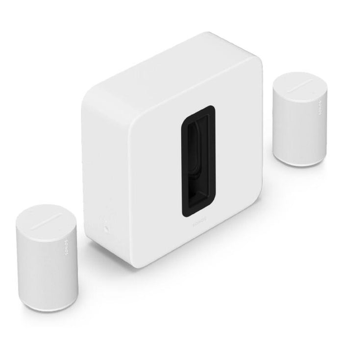 Sonos | High-End Home Theater Complementary Package - Sub 4 + 2 Era 100 - White-SONXPLUS Joliette