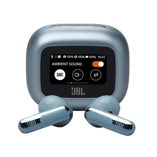 JBL Live Flex 3 | In-ear headphones - Wireless - Noise reduction - 1.45" touch screen - Blue-SONXPLUS Joliette