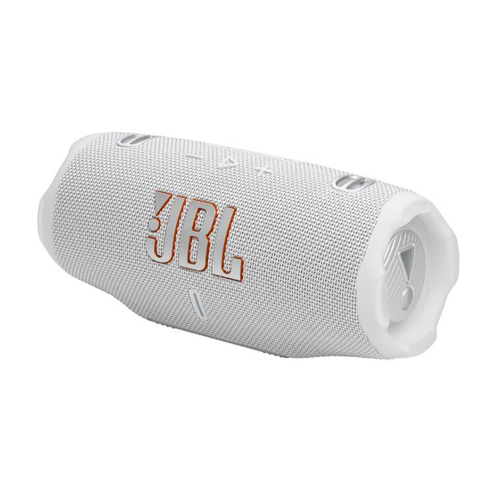 JBL Charge 6 | Haut-Parleur Portatif Bluetooth - Étanche - Auracast - 28 Heures d'autonomie - Blanc-SONXPLUS Joliette