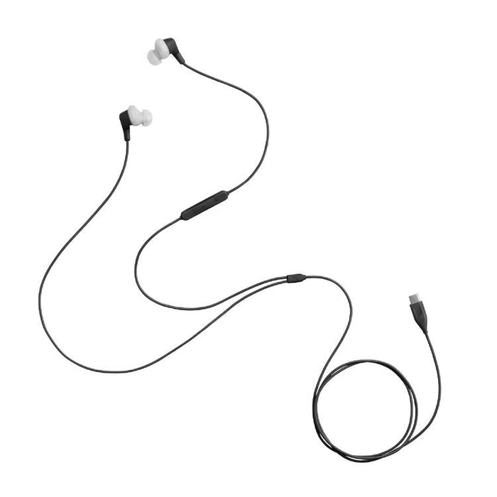 JBL Endurance Run 3C | In-Ear Headphones - USB-C - Sport - Wired - IP65 - Black/Grey-SONXPLUS Joliette