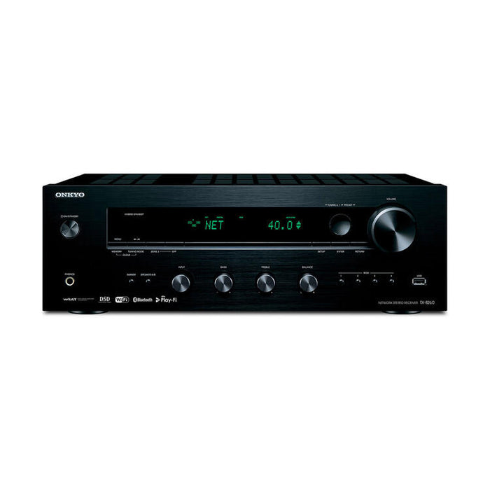 Onkyo TX-8260 | Récepteur stéréo réseau - Wi-Fi et Bluetooth intégrés - Airplay - Play-Fi - Assistant Google - Boîte ouverte-SONXPLUS Joliette