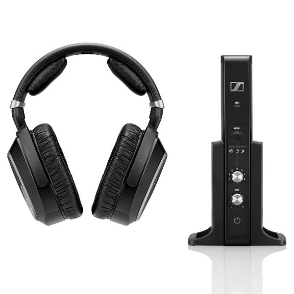 Sennheiser RS195 | Around-ear wireless TV headphones - Black-SONXPLUS Joliette