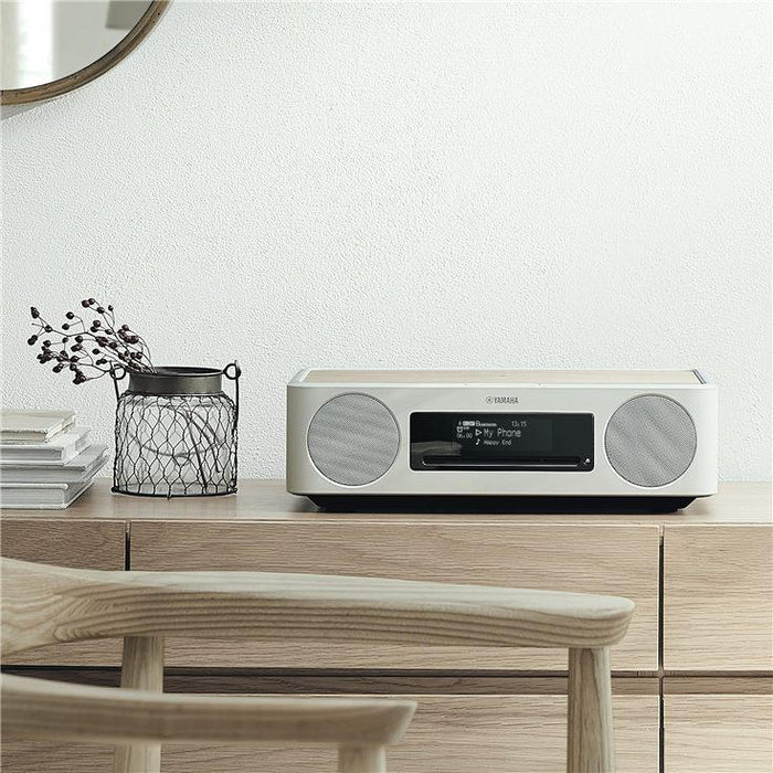 Yamaha TSX-B237 | Radio-réveil - 30 W RMS - Blanc-SONXPLUS Joliette