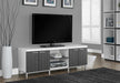 Monarch Specialties I 2591 | TV stand - 60" - 1 Drawer - White/Grey-SONXPLUS Joliette