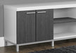 Monarch Specialties I 2591 | TV stand - 60" - 1 Drawer - White/Grey-SONXPLUS Joliette