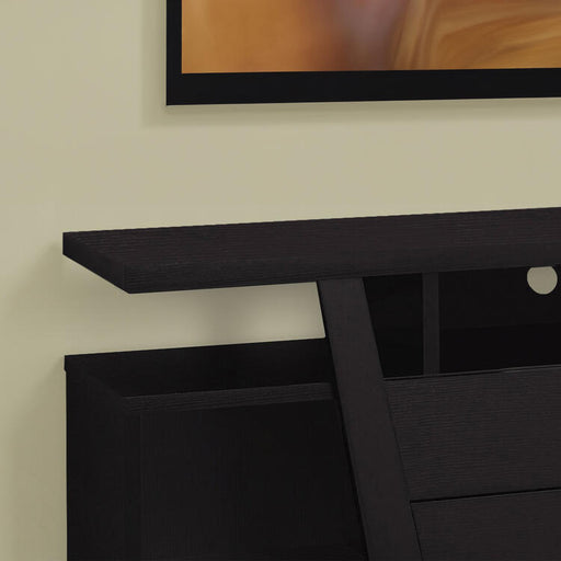 Monarch Specialties I2720 | TV Stand - 60" - 2 Storage Drawers - Espresso-SONXPLUS Joliette