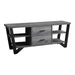 Monarch Specialties I2762 | TV stand - 60" - 2 Storage drawers - Grey/Black-SONXPLUS Joliette