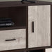 Monarch Specialties I2805 | Meuble TV - 48" - 1 Tiroir - 1 Armoire - Espresso/Taupe-SONXPLUS Joliette