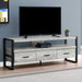 Monarch Specialties I2821 | Meuble TV - 60" - 3 Tiroirs - Gris-SONXPLUS Joliette