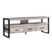 Monarch Specialties I2822 | TV stand - 60" - 3 Drawers - Taupe-SONXPLUS Joliette