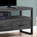 Monarch Specialties I 2823 | Meuble TV - 60" - 3 Tiroirs - Imitation Bois - Noir-SONXPLUS Joliette