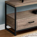 Monarch Specialties I2872 | TV stand - 48" - 2 Storage drawers - Dark taupe-SONXPLUS Joliette