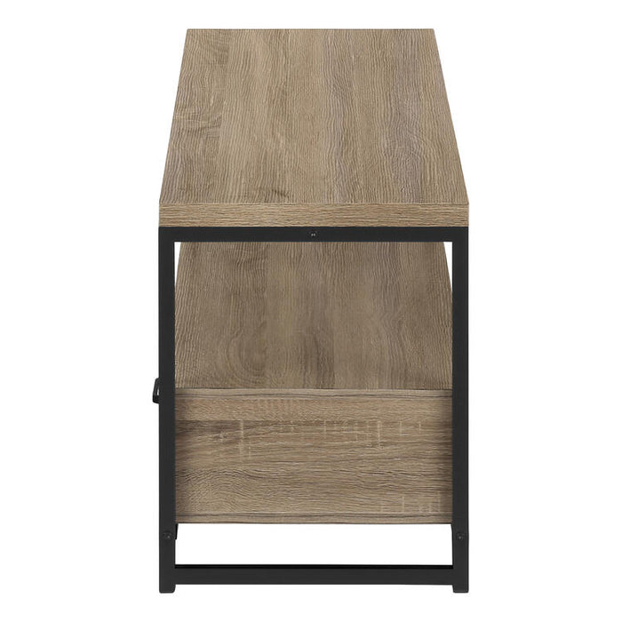 Monarch Specialties I2872 | TV stand - 48" - 2 Storage drawers - Dark taupe-SONXPLUS Joliette