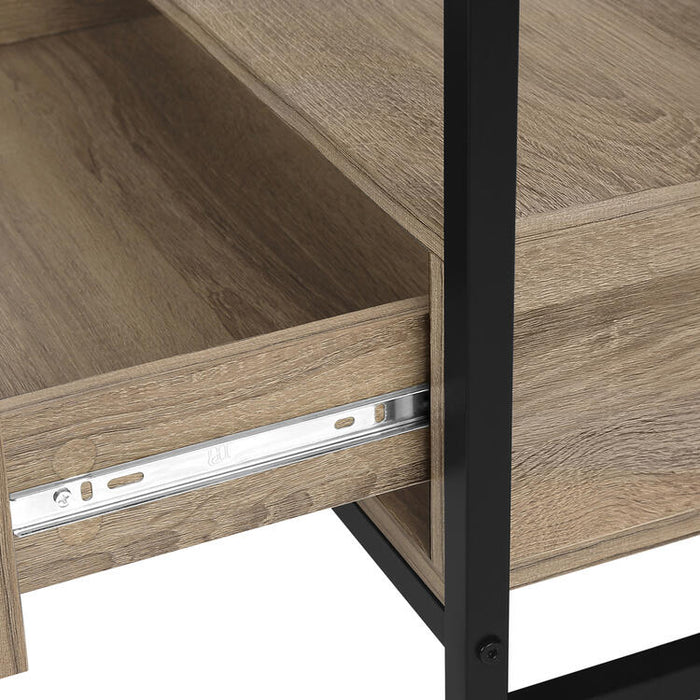 Monarch Specialties I2872 | TV stand - 48" - 2 Storage drawers - Dark taupe-SONXPLUS Joliette