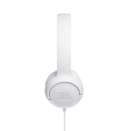 JBL Tune 500 | Écouteurs filaire supra-auriculaires - Blanc-SONXPLUS Joliette