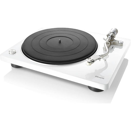 Denon DP-400 | Hi-Fi turntable - Automatic speed sensor - "S" speed arm - White-SONXPLUS Joliette