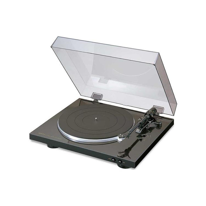 Denon DP-300F | Table tournante automatique - Égaliseur phono - Bras de vitesse droit - Noir-SONXPLUS Joliette