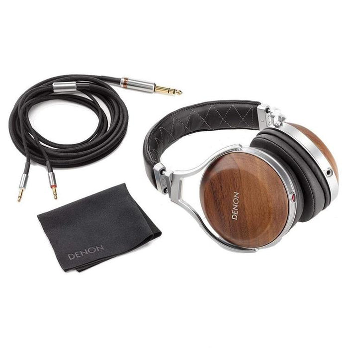 Denon AH-D7200 | Écouteur filaire circum-auriculaire - Performances Audiophiles - Coques en Noyer - Câble amovible en cuivre pur-SONXPLUS Joliette