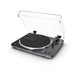 Audio-Technica AT-LP70XBTBS | Table tournante Stéréo - Sans fil - Bluetooth - Entraînement par courroie - Entièrement automatique - Noir/Argent | 02 | Sonxplus Joliette