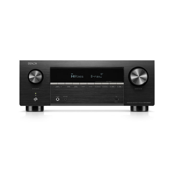 Denon AVRX2900H | AV Receiver - 7.2-channel - Home Theater - 8K - HEOS - Black | 01 | Sonxplus Joliette