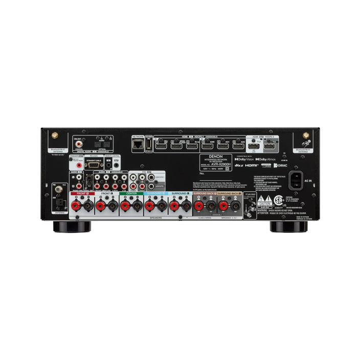 Denon AVRX2900H | AV Receiver - 7.2-channel - Home Theater - 8K - HEOS - Black | 03 | Sonxplus Joliette