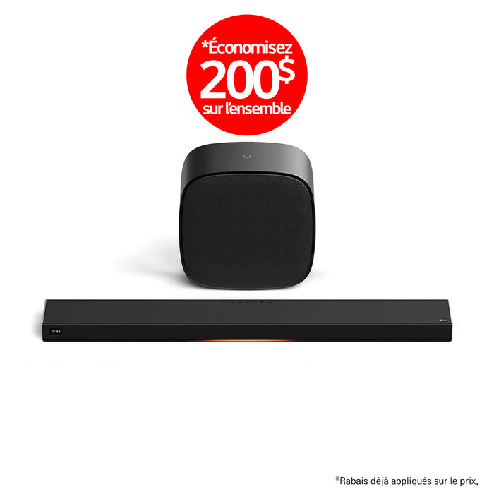 LG Sound Suite | Cinema Suite 7 - Barre de son H7+W7 | 01 | Sonxplus Joliette