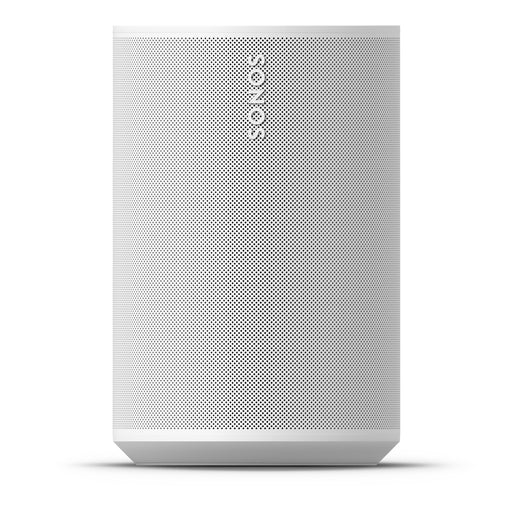 Sonos Era 100 SL | Compact speaker - Touchscreen - Wi-Fi - White | Front view with logo | Sonxplus Joliette