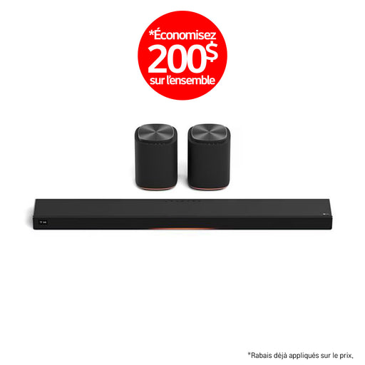 LG Sound Suite | Immersive suite 7 - Barre de son H7+2M7 | 01 | Sonxplus Joliette
